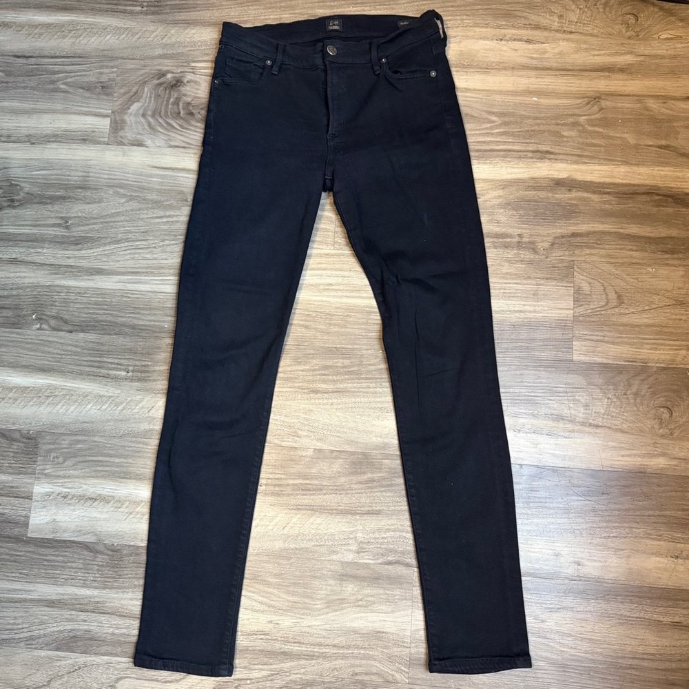 Citizens Of Humanity Avedon Black High Rise Skinny Jeans